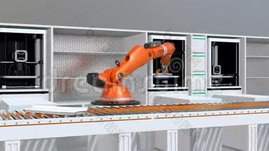 3D打印机和生产线上的机械臂